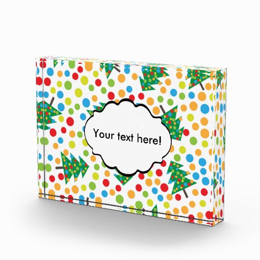 クリスマスツリーパターン フォトブロック (右)