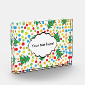 クリスマスツリーパターン フォトブロック (左)