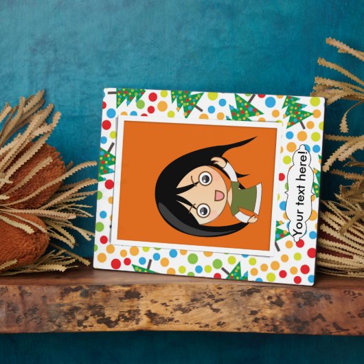 クリスマスツリーパターン フォトプラーク (側面)