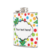 クリスマスツリーパターン フラスク (左)