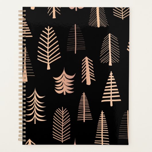 クリスマスツリーパターン プランナー手帳 (正面)