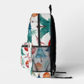 クリスマスツリーパターン プリントバックパック (右)