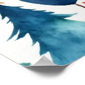 クリスマスツリーパターン ポスター (角)