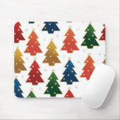 クリスマスツリーパターン マウスパッド (マウス)