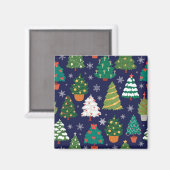 クリスマスツリーパターン マグネット (正面/裏面)