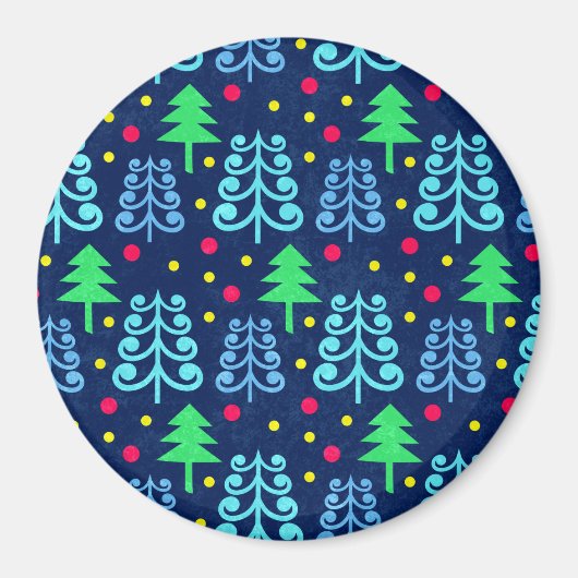クリスマスツリーパターン マグネット (正面)
