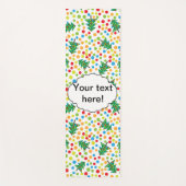 クリスマスツリーパターン ヨガマット (正面)