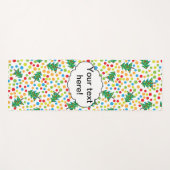 クリスマスツリーパターン ヨガマット (正面(横))