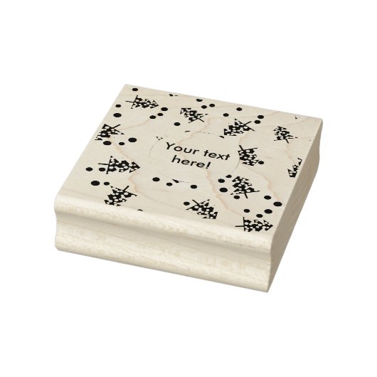 クリスマスツリーパターン ラバースタンプ (スタンプ)