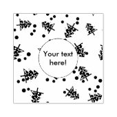 クリスマスツリーパターン ラバースタンプ (インプリント)