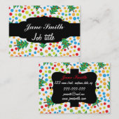 クリスマスツリーパターン 名刺 (正面/裏面)