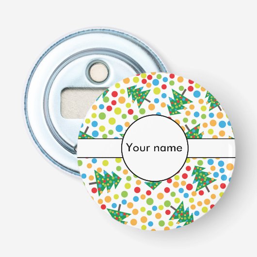 クリスマスツリーパターン 栓抜き (正面)