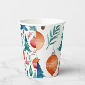 クリスマスツリーパターン 紙コップ (左)