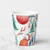 クリスマスツリーパターン 紙コップ (右)