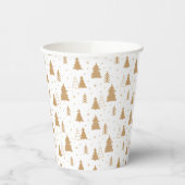 クリスマスツリーパターン 紙コップ (左)