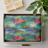 クリスマスツリーパターン 薄葉紙 (ギフト)