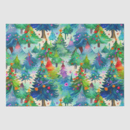 クリスマスツリーパターン 薄葉紙