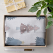 クリスマスツリーパターン 薄葉紙 (ギフト)