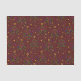 クリスマスツリーパターン 薄葉紙