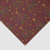 クリスマスツリーパターン 薄葉紙 (詳細)