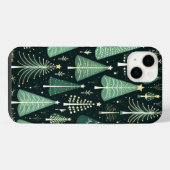 クリスマスツリーパターン iPhoneケース (裏面横)