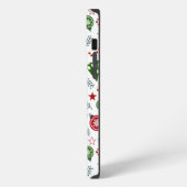 クリスマスツリーパターン iPhoneケース (左側面)