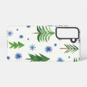 クリスマスツリーパターン SAMSUNG GALAXYケース (裏面横)