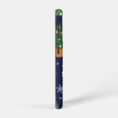 クリスマスツリーパターン SAMSUNG GALAXYケース (右側面)