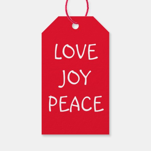 クリスマスツリーパーソナライズされたファミリークリスマス ギフトタグ (裏面)