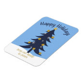 クリスマスツリーパーソナライズされた マグネット (左側)