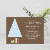 クリスマスツリーパーティの招待状 招待状 (スタンド正面)