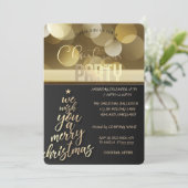 クリスマスツリーパーティーのご招待　楽しいクリスマスを 招待状 (スタンド正面)