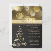 クリスマスツリーパーティーのご招待　楽しいクリスマスを 招待状 (正面)