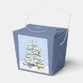 クリスマスツリーパーティー特典ボックス フェイバーボックス (正面サイド)