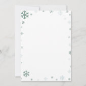 クリスマスツリーパーティー誕生日招待状 招待状 (裏面)