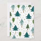 クリスマスツリーパーティー 招待状 (裏面)