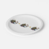 クリスマスツリービースト紙プレート ペーパープレート (アングル)