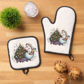 クリスマスツリービースト 鍋つかみ&鍋敷きセット (トップダウン)