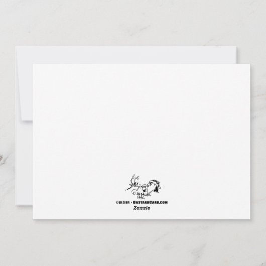 クリスマスツリーファイトホリデーカード シーズンカード (裏面)