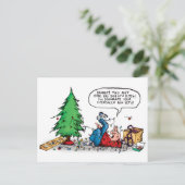 クリスマスツリーファイトホリデーポストカード シーズンポストカード (スタンド正面)