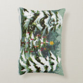 クリスマスツリーファミリーアクセント枕 アクセントクッション (裏面(縦))