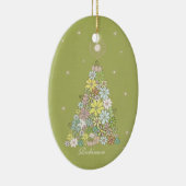 クリスマスツリーファミリー名オーナメント記念 セラミックオーナメント (右)