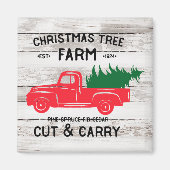 クリスマスツリーファームハウススタイルマグネット マグネット (正面)