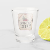 クリスマスツリーファームパインツリーズファームハウススタイル ショットグラス (裏面)