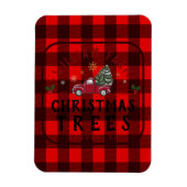 クリスマスツリーファームパインツリーズファームハウススタイル マグネット (縦)