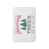 クリスマスツリーファーム バスマット (正面縦)