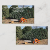 クリスマスツリーファーム 名刺 (正面/裏面)