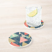 クリスマスツリーフェスティバルシームレスイラストレーション。 コースター (側面)