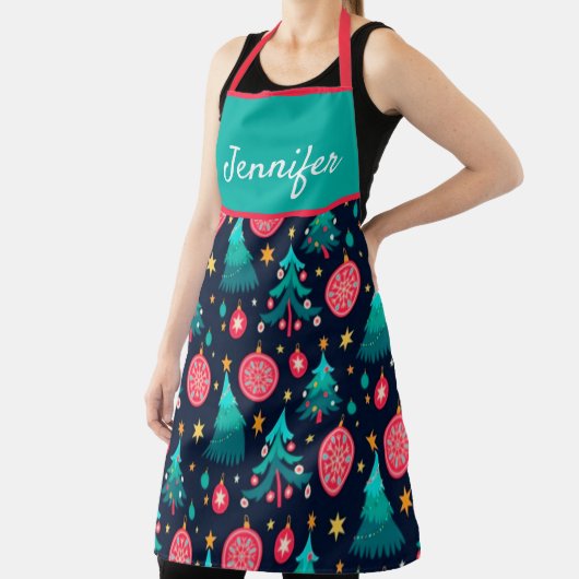 クリスマスツリーフェスティバルホリデイ エプロン (インサイチュ)