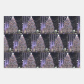 クリスマスツリーフェスティバルラッピング紙フラットシート ラッピングペーパーシート (正面)